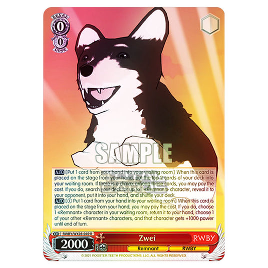 Weiss Schwarz - RWBY - Zwei (R) RWBY/WX03-049