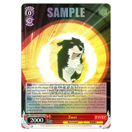 Weiss Schwarz - RWBY - Zwei (SR) RWBY/WX03-049S