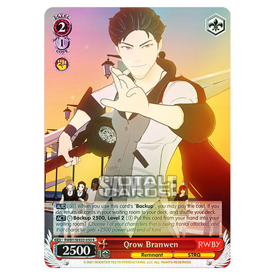 Weiss Schwarz - RWBY - Qrow Branwen (R) RWBY/WX03-050