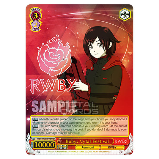 Weiss Schwarz - RWBY - Ruby: Vytal Festival (RBR) RWBY/WX03-054RBR