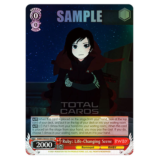 Weiss Schwarz - RWBY - Ruby: Life-Changing Scene (U) RWBY/WX03-056