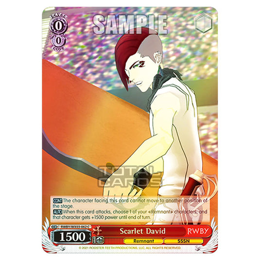 Weiss Schwarz - RWBY - Scarlet David (C) RWBY/WX03-062