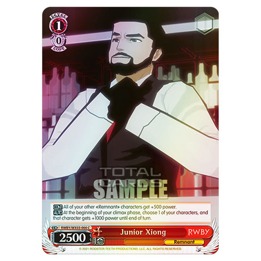 Weiss Schwarz - RWBY - Junior Xiong (C) RWBY/WX03-066