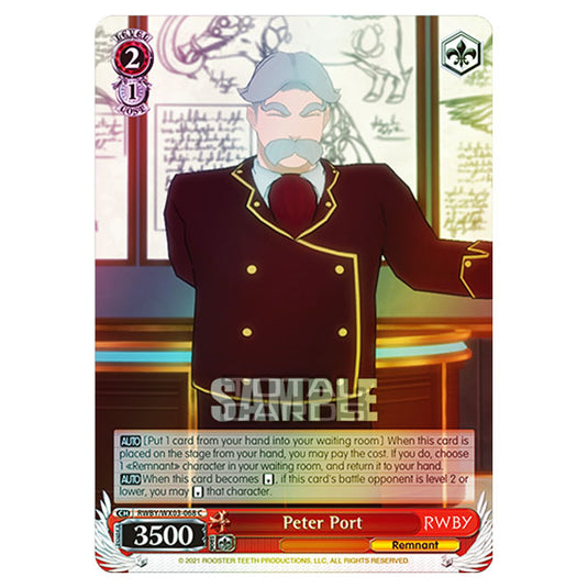 Weiss Schwarz - RWBY - Peter Port (C) RWBY/WX03-068