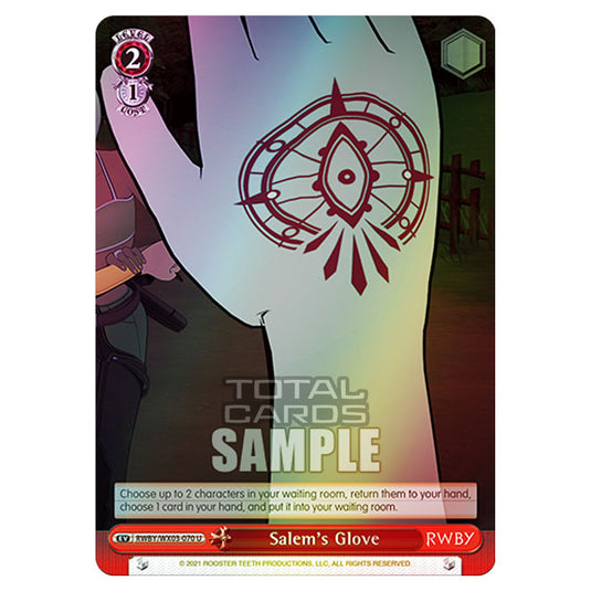 Weiss Schwarz - RWBY - Salem's Glove (U) RWBY/WX03-070
