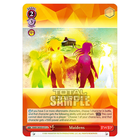 Weiss Schwarz - RWBY - Maidens (U) RWBY/WX03-071