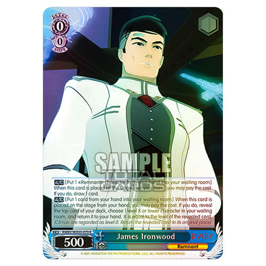 Weiss Schwarz - RWBY - James Ironwood (R) RWBY/WX03-079
