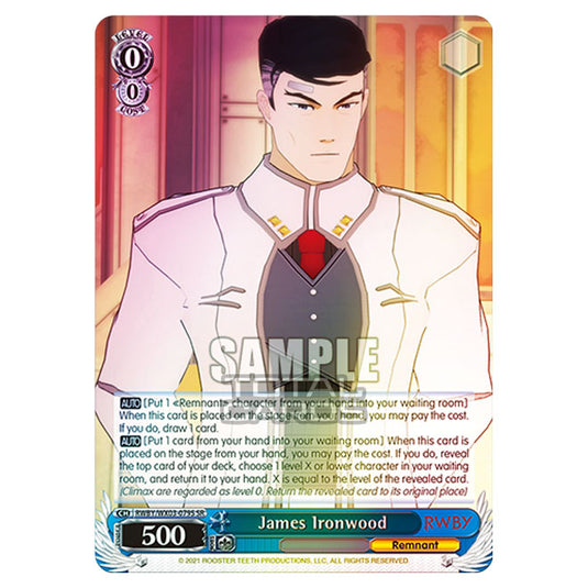 Weiss Schwarz - RWBY - James Ironwood (SR) RWBY/WX03-079S