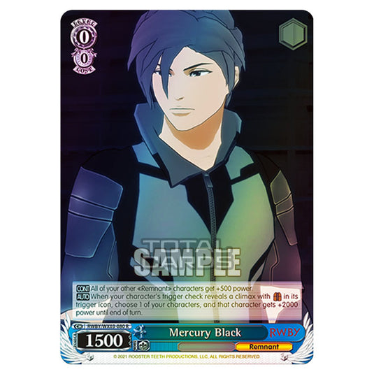 Weiss Schwarz - RWBY - Mercury Black (R) RWBY/WX03-080