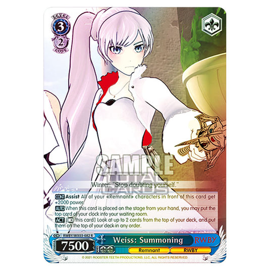 Weiss Schwarz - RWBY - Weiss: Summoning (R) RWBY/WX03-082