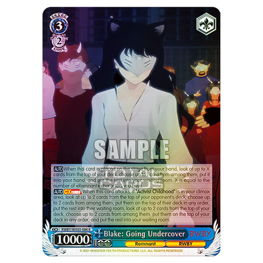 Weiss Schwarz - RWBY - Blake: Going Undercover (R) RWBY/WX03-084
