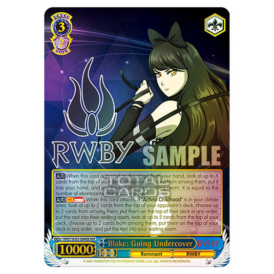 Weiss Schwarz - RWBY - Blake: Going Undercover (RBR) RWBY/WX03-084RBR