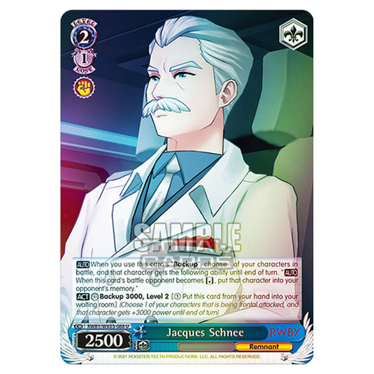 Weiss Schwarz - RWBY - Jacques Schnee (U) RWBY/WX03-088