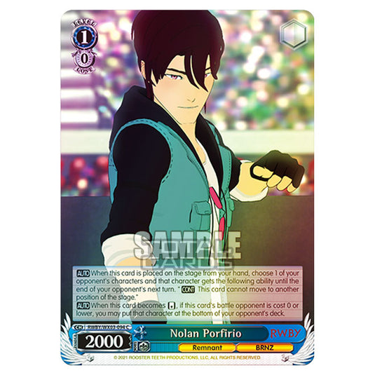 Weiss Schwarz - RWBY - Nolan Porfirio (C) RWBY/WX03-094