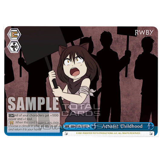 Weiss Schwarz - RWBY - Activist Childhood (CC) RWBY/WX03-099