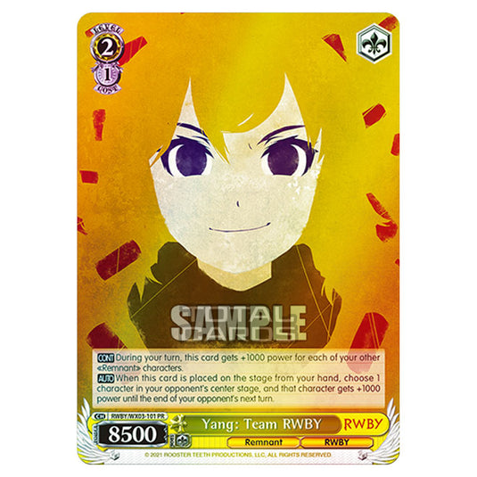 Weiss Schwarz - RWBY - Yang: Team RWBY (PR) RWBY/WX03-101S