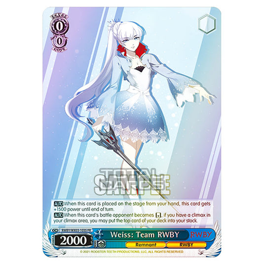 Weiss Schwarz - RWBY - Weiss: Team RWBY (PR) RWBY/WX03-103