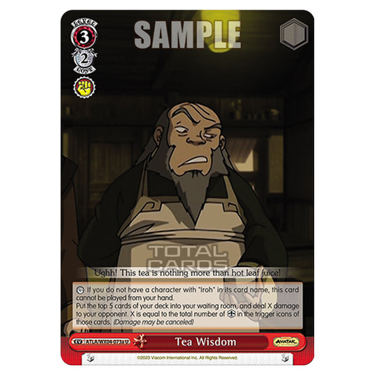Weiss Schwarz - Avatar - The Last Airbender - Tea Wisdom (U) ATLA/WX04-073a