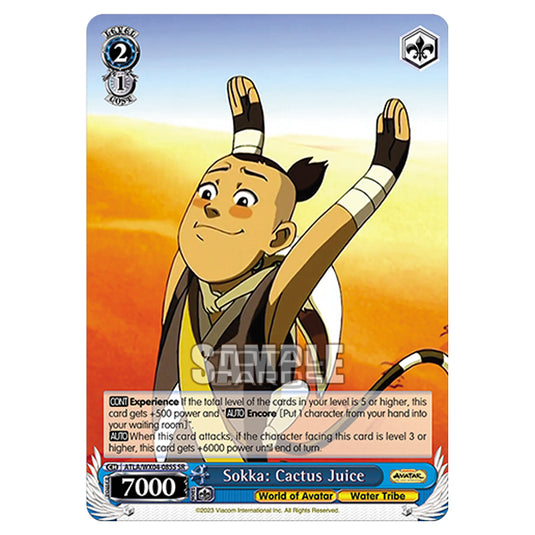 Weiss Schwarz - Avatar - The Last Airbender - Sokka: Cactus Juice (SR) ATLA/WX04-085S
