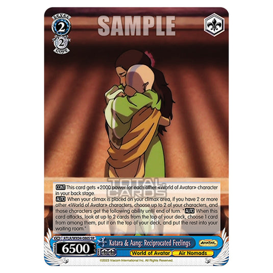 Weiss Schwarz - Avatar - The Last Airbender - Katara & Aang: Reciprocated Feelings (SR) ATLA/WX04-086S