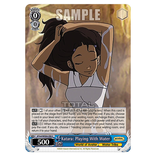 Weiss Schwarz - Avatar - The Last Airbender - Katara: Playing With Water (C) ATLA/WX04-090