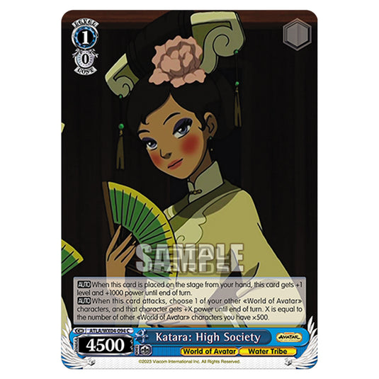 Weiss Schwarz - Avatar - The Last Airbender - Katara: High Society (C) ATLA/WX04-094