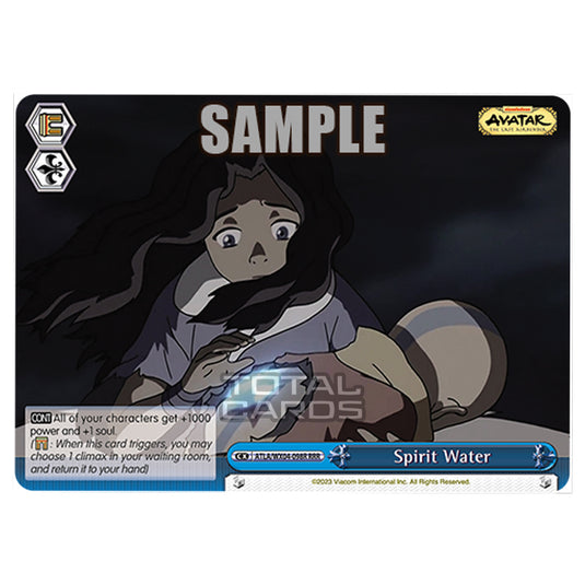 Weiss Schwarz - Avatar - The Last Airbender - Spirit Water (RRR) ATLA/WX04-098R