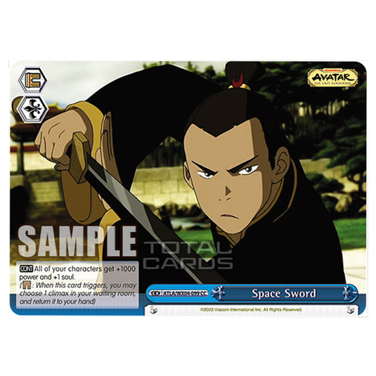 Weiss Schwarz - Avatar - The Last Airbender - Space Sword (CC) ATLA/WX04-099
