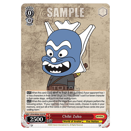 Weiss Schwarz - Avatar - The Last Airbender - Chibi Zuko (PR) ATLA/WX04-103S