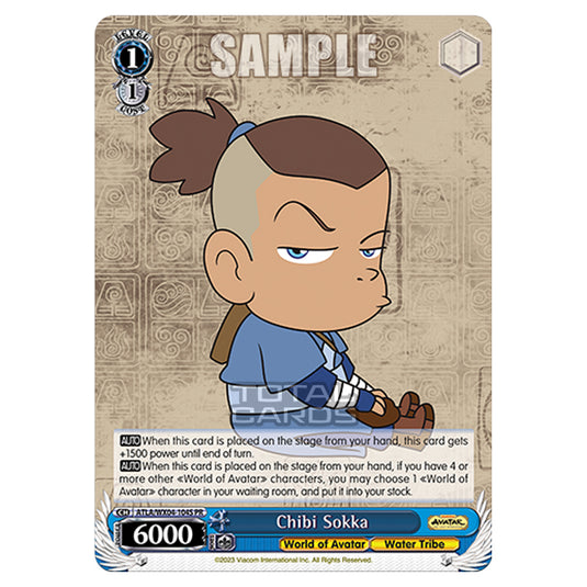 Weiss Schwarz - Avatar - The Last Airbender - Chibi Sokka (PR) ATLA/WX04-104S