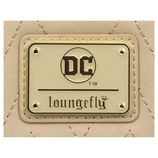 Loungefly - Wonder Woman - Cream Quilted Faux Leather Purse