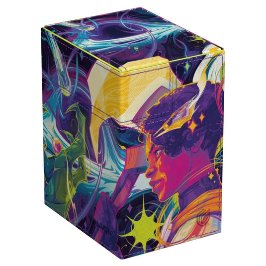 Ultimate Guard - Flip'n'Tray Xenoskin Deck Case 100+ - Magic the Gathering - Edge of Eternities - Haliya and Tezzeret