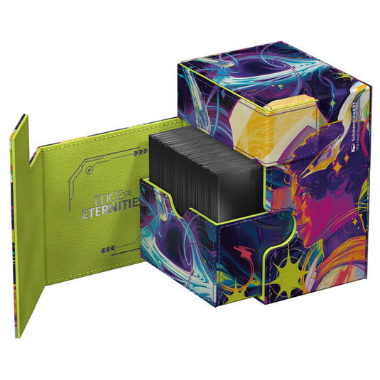 Ultimate Guard - Flip'n'Tray Xenoskin Deck Case 100+ - Magic the Gathering - Edge of Eternities - Haliya and Tezzeret