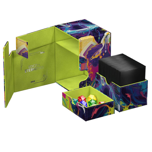 Ultimate Guard - Flip'n'Tray Xenoskin Deck Case 100+ - Magic the Gathering - Edge of Eternities - Haliya and Tezzeret