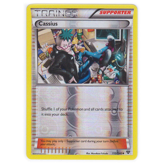 Pokemon - XY Base Set - (Reverse Holo) Cassius - 115/146