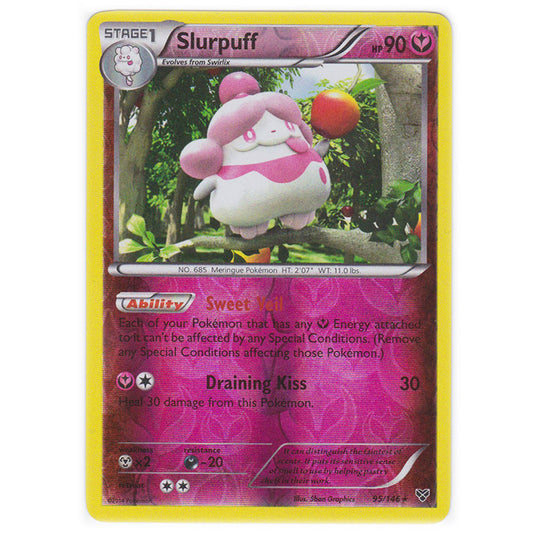 Pokemon - XY Base Set - (Reverse Holo) Slurpuff - 95/146