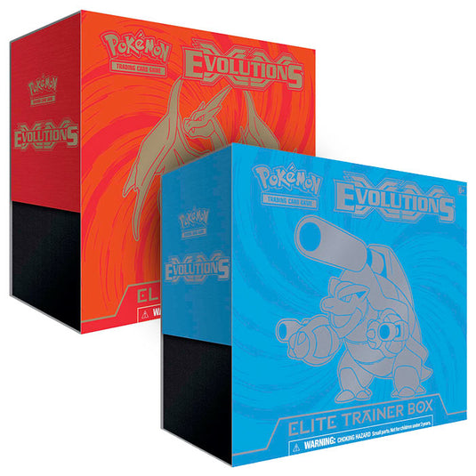 Pokemon - XY Evolutions - Mega Charizard Y & Mega Blastoise - Elite Trainer Box Set