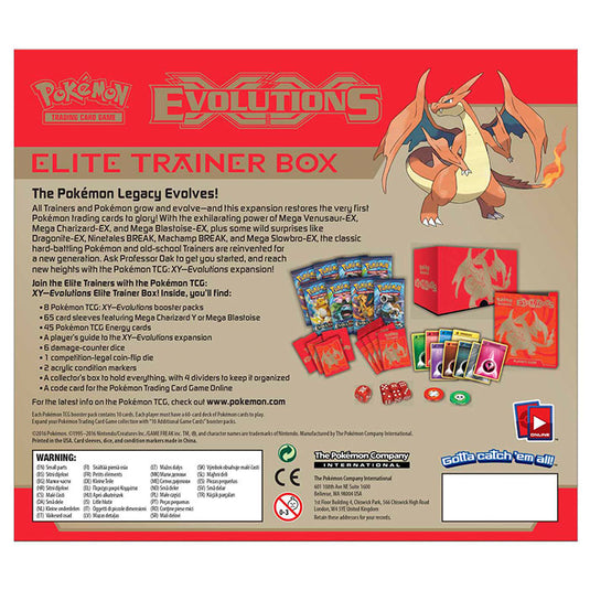 Pokemon - XY Evolutions - Mega Charizard Y - Elite Trainer Box