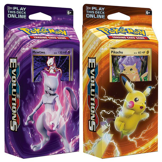XY Evolutions - Mewtwo & Pikachu - Theme Deck Set