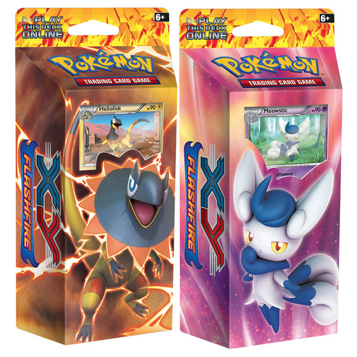 Pokemon - XY Flashfire - Heliolisk & Meowstic Theme Deck Pokemon - XY Flashfire - Heliolisk & Meowstic Theme Deck
