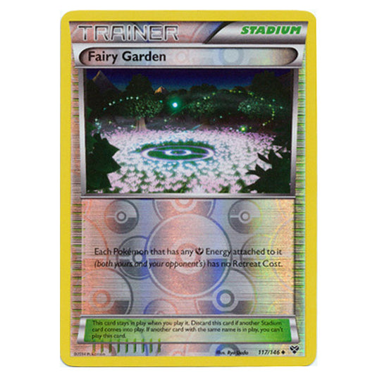 Pokemon - XY Base Set - (Reverse Holo) Fairy Garden - 117/146