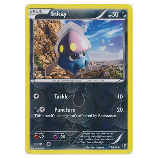 Pokemon - XY Base Set - (Reverse Holo) Inkay - 75/146
