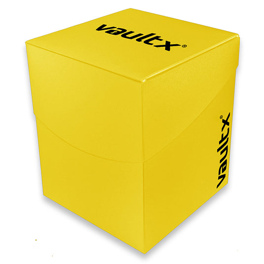 Vault X - Large Deck Box w/ 150 Card Sleeves - Yellow