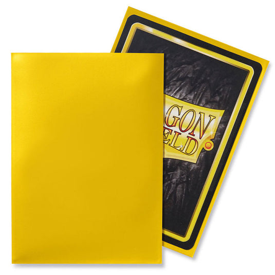 Dragon Shield - Standard Classic Sleeves - Yellow - (100 Sleeves)