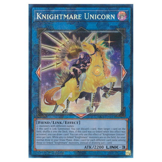 Yu-Gi-Oh! - 25th Anniversary Rarity Collection - Knightmare Unicorn (alternate art) (Collector's Rare) RA01-EN043A-CR
