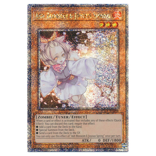 Yu-Gi-Oh! - 25th Anniversary Rarity Collection - Ash Blossom & Joyous Spring (Quarter Century Secret Rare) RA01-EN008-QCSR