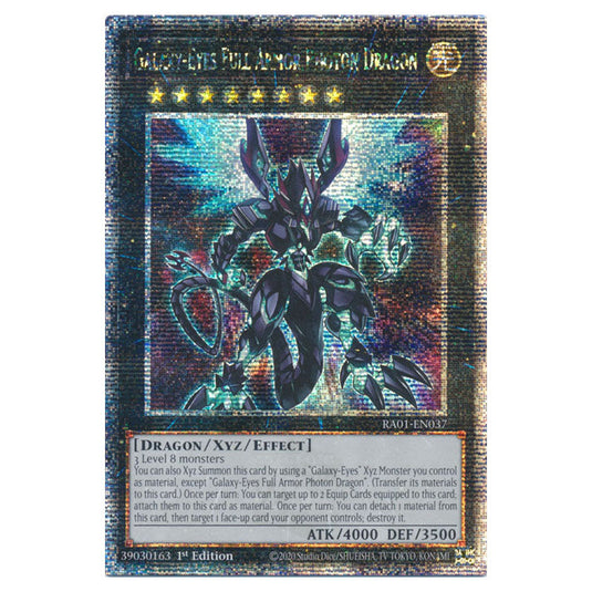 Yu-Gi-Oh! - 25th Anniversary Rarity Collection - Galaxy-Eyes Full Armor Photon Dragon (Quarter Century Secret Rare) RA01-EN037-QCSR