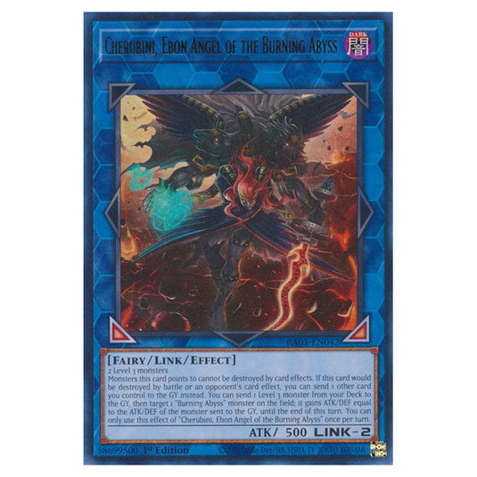 Yu-Gi-Oh! - 25th Anniversary Rarity Collection - Cherubini, Ebon Angel of the Burning Abyss (Ultra Rare) RA01-EN042-UR
