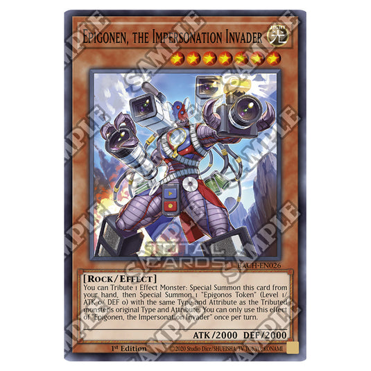 Yu-Gi-Oh! - Battle Of Chaos - Epigonen, the Impersonation Invader (Super Rare) BACH-EN026
