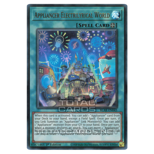 Yu-Gi-Oh! - Battles of Legend: Armageddon - Appliancer Electrilyrical World (Ultra Rare) BLAR-EN045
